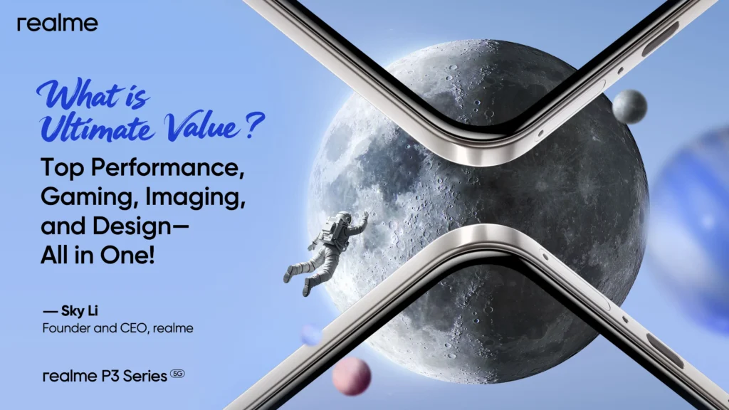 Realme P3 Launch Poster