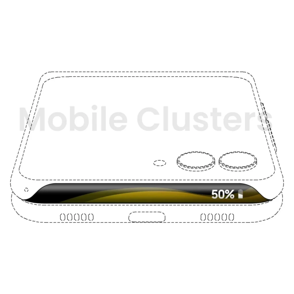Samsung Curved Edge Display Flip Phone Patent Design