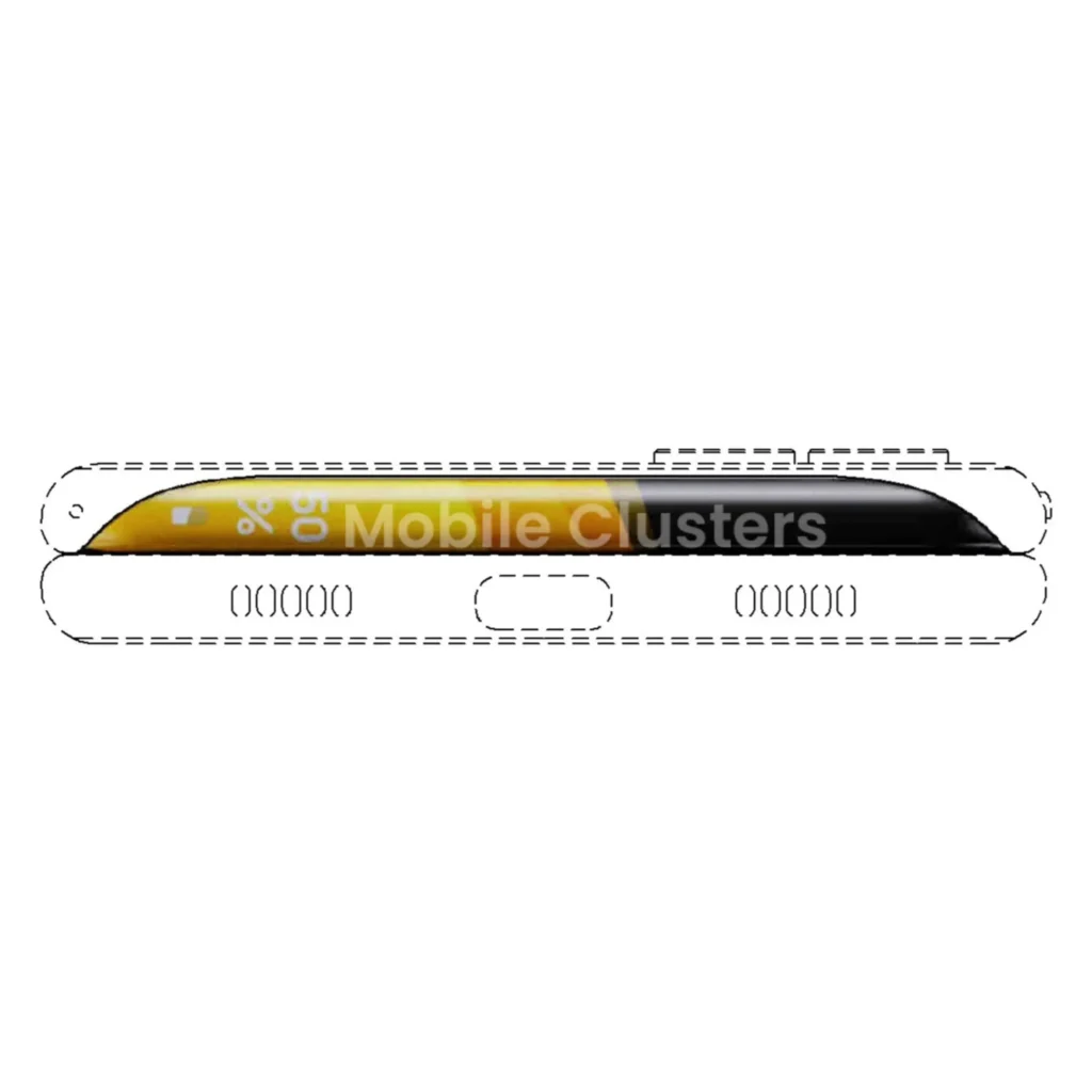 Samsung Curved Edge Display Flip Phone Patent Design