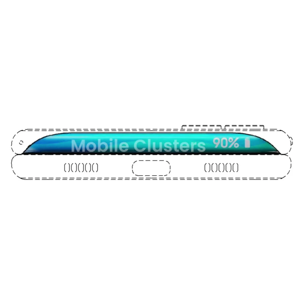 Samsung Curved Edge Display Flip Phone Patent Design