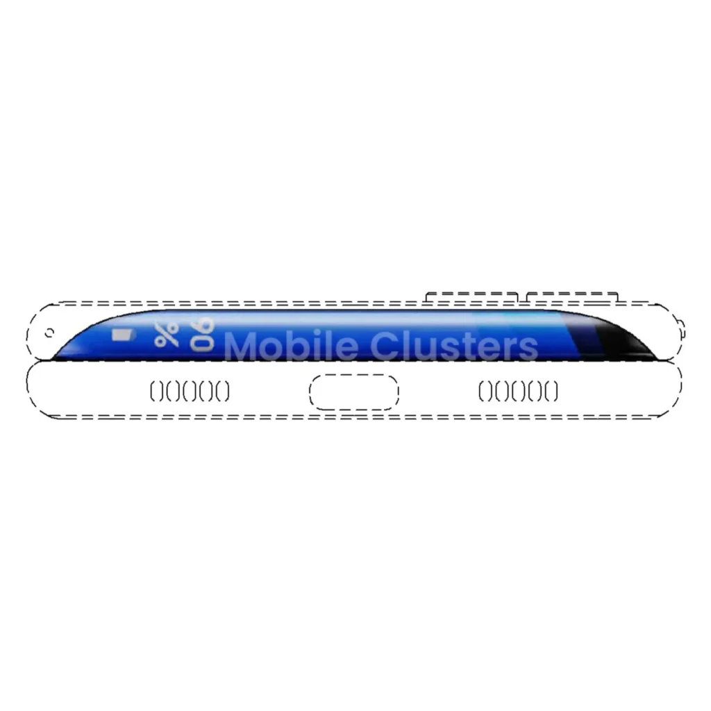 Samsung Curved Edge Display Flip Phone Patent Design