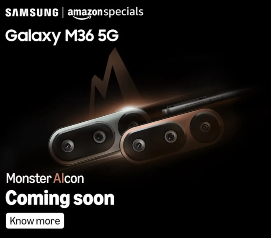 Samsung Galaxy M36 Launch Teaser