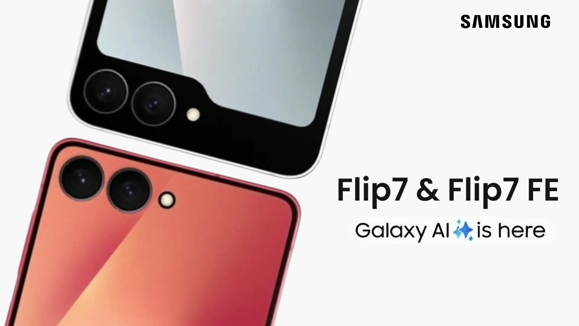 Samsung Galaxy Z Flip7 and Flip7 FE