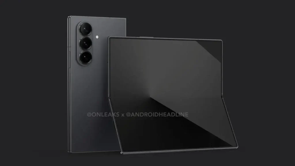 Samsung Galaxy Z Fold 7 Leaked Render
