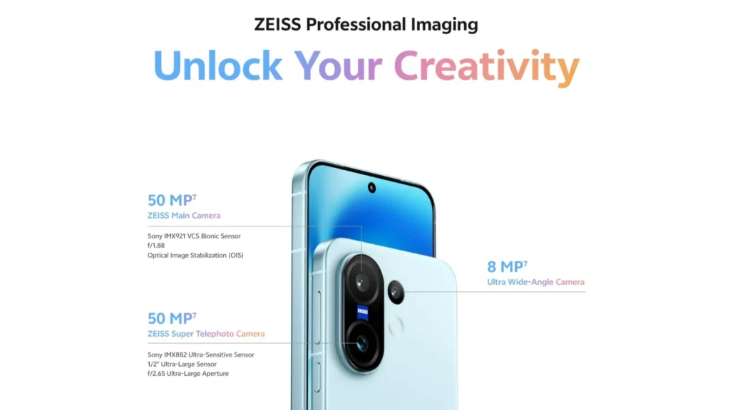 Vivo X200 FE Camera Specs Banner