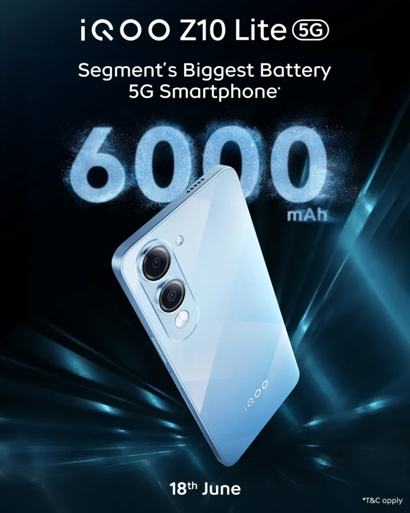 iQOO Z10 Lite 5G Official Teaser