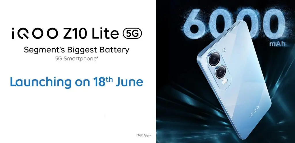 iQOO Z10 Lite India Launch Date Teaser