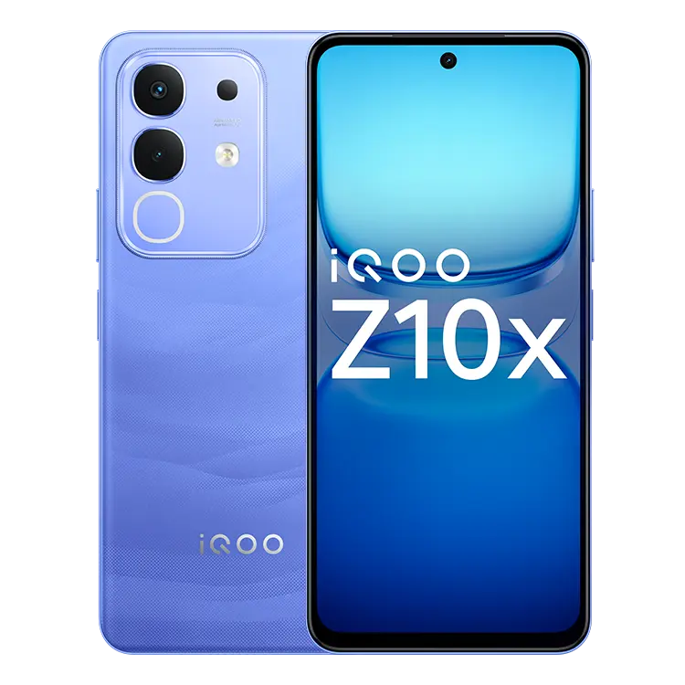 iQOO Z10x Ultramarine Color Official Render