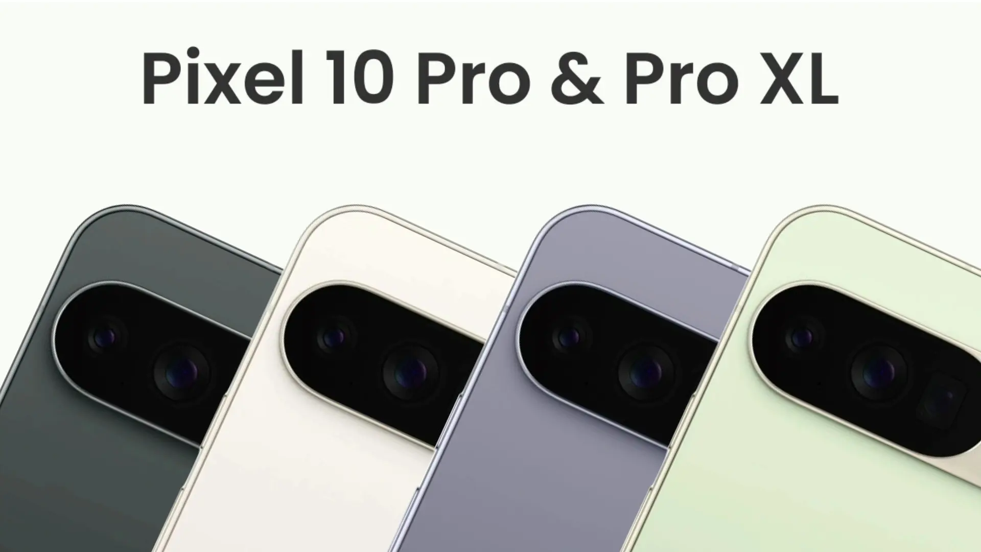 Google Pixel 10 Pro and XL Official Renders Leaked