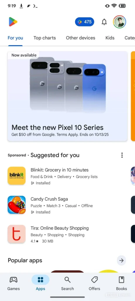 Google Pixel 10 Series Spotted On Play Store
