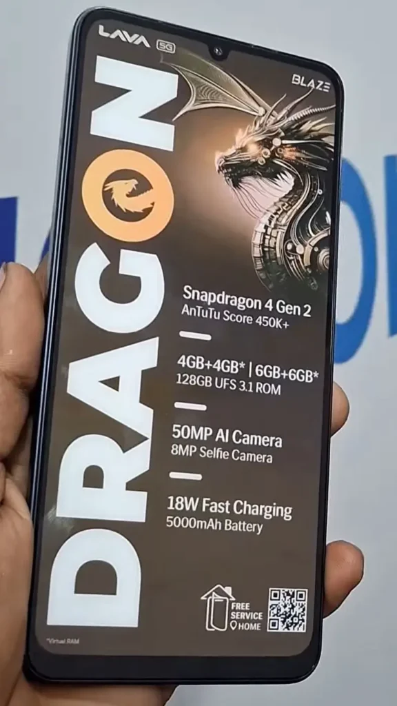 LAVA Blaze Dragon 5G Real Image