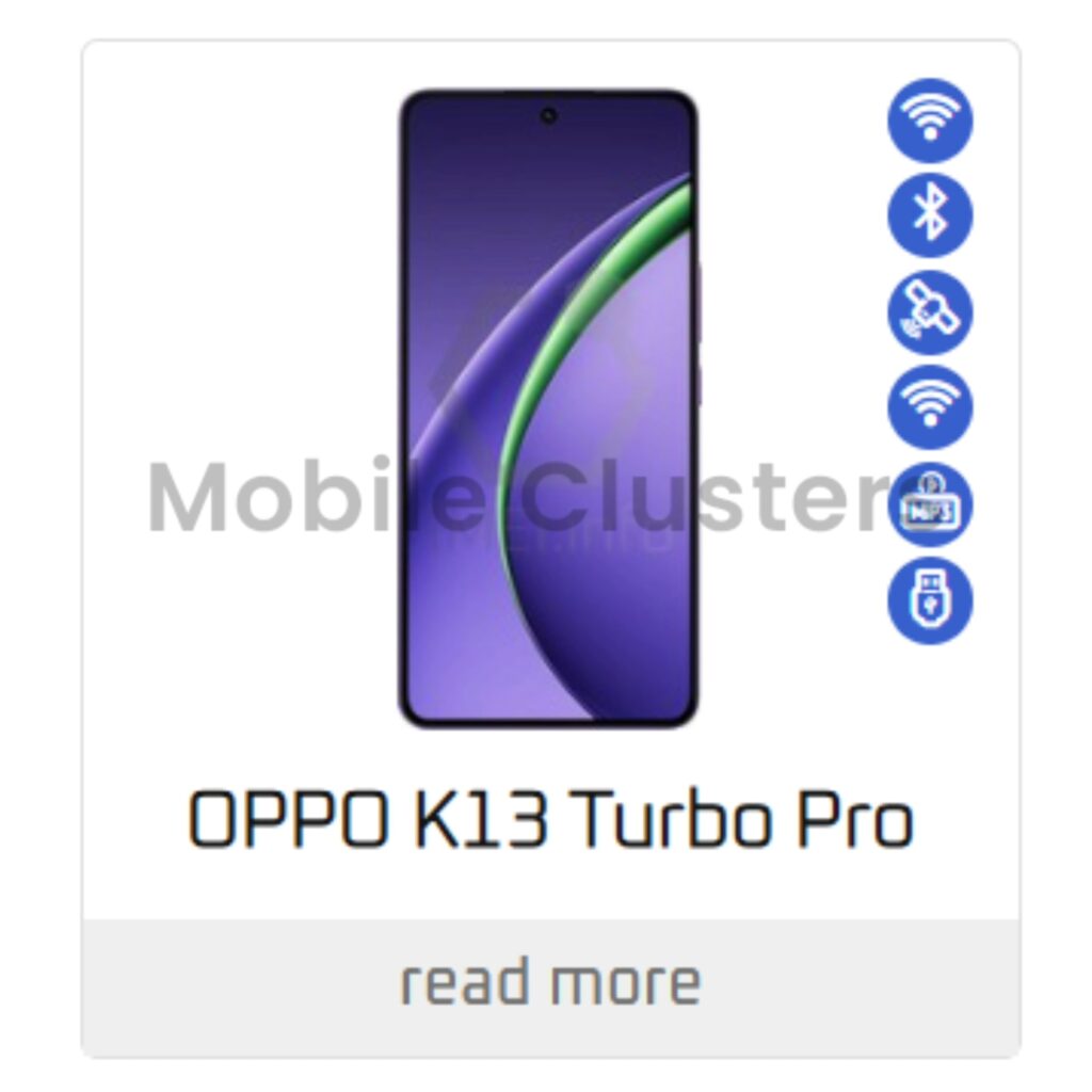 OPPO K13 Turbo Pro IMEI Listing