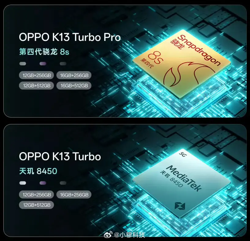 OPPO K13 Turbo Series Chipset Colors Storage Variants Poster