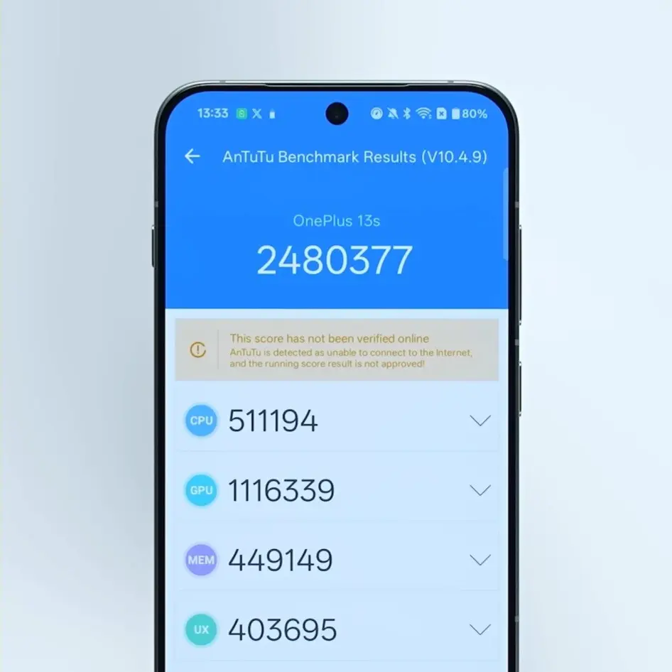 OnePlus 13s AnTuTu Score