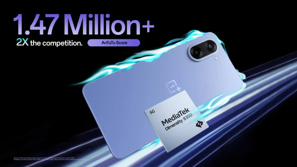 OnePlus Nord CE 5 Processor Banner