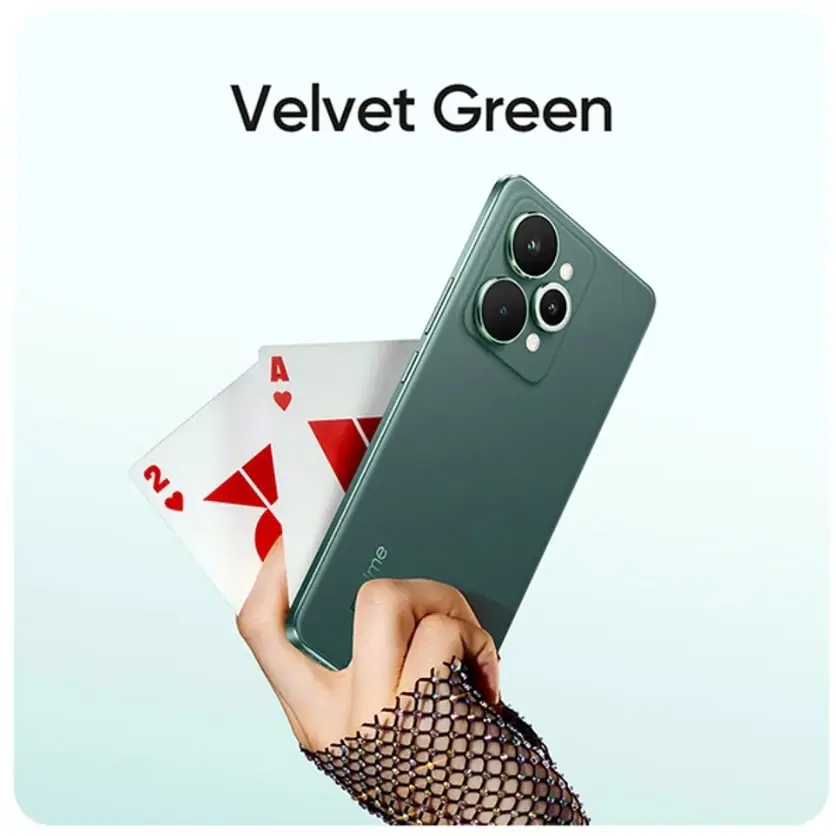 Realme 15 Series Velvet Green Color