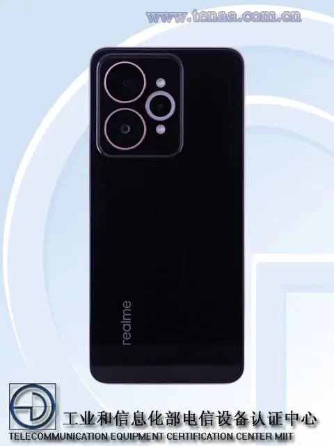 Realme RMX5105 TENAA Render