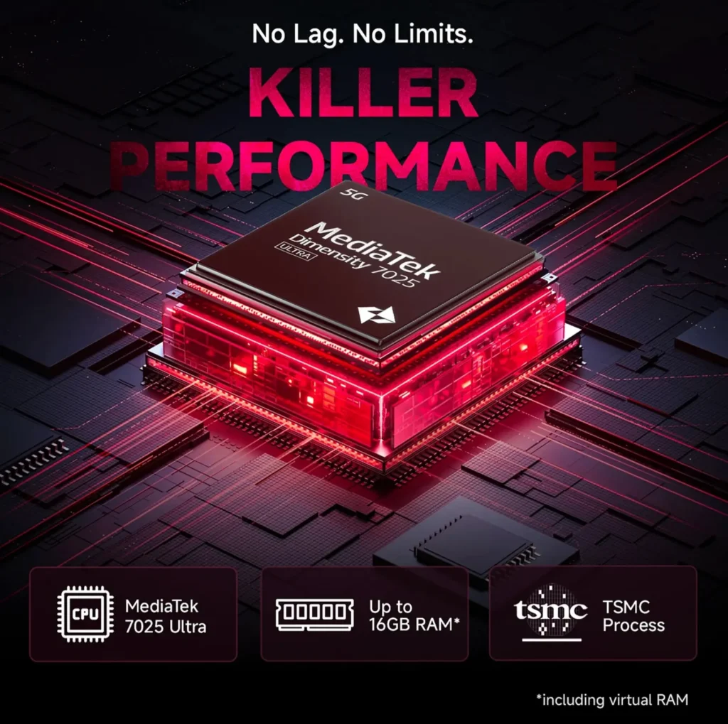 Redmi Note 14 SE Performance Specs Poster