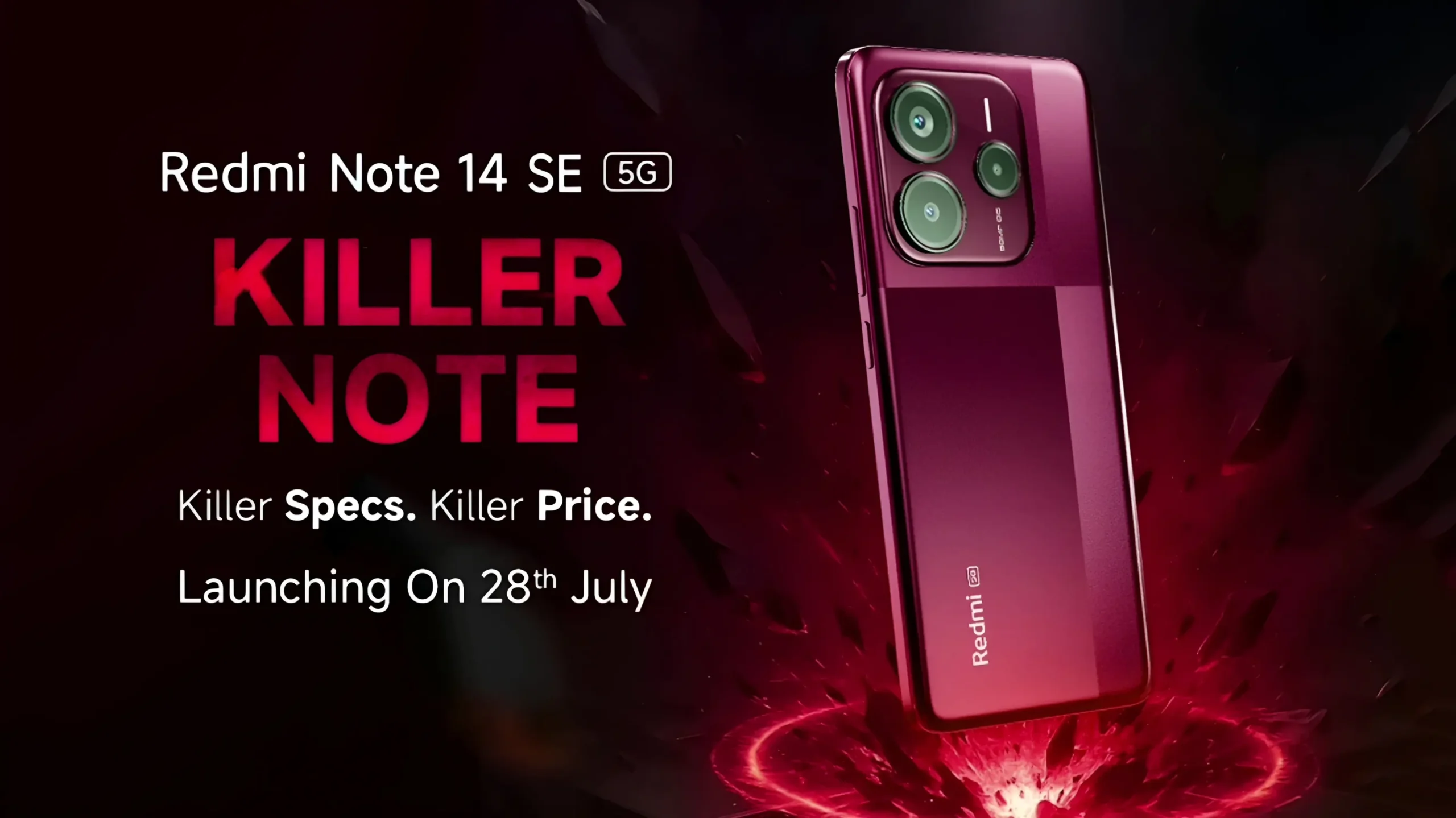 Redmi Note 14 SE 5G Teased in India