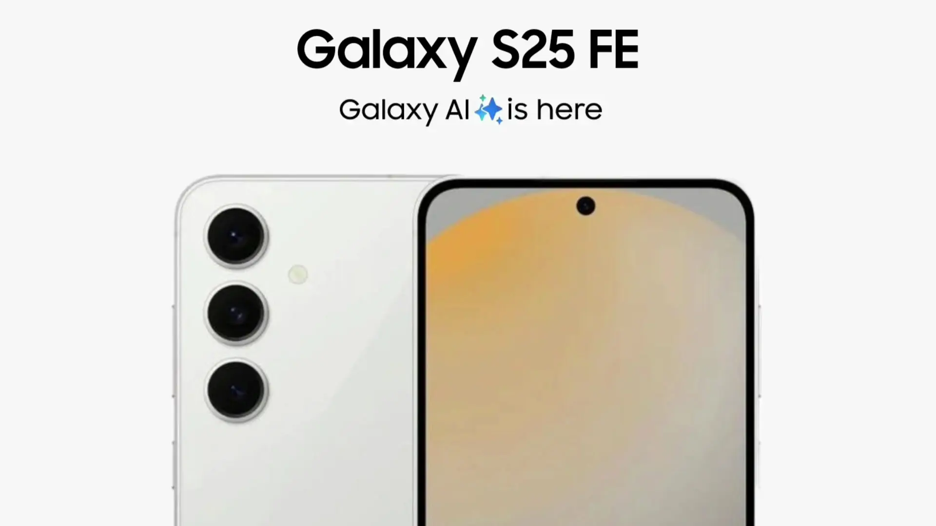 Samsung Galaxy S25 FE Real Image Leaked