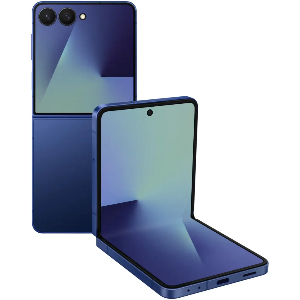 Samsung Galaxy Z Flip 7 Blue Render