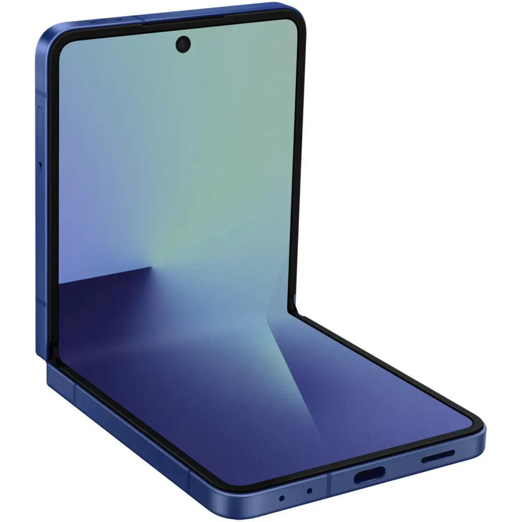 Samsung Galaxy Z Flip 7 Blue Render