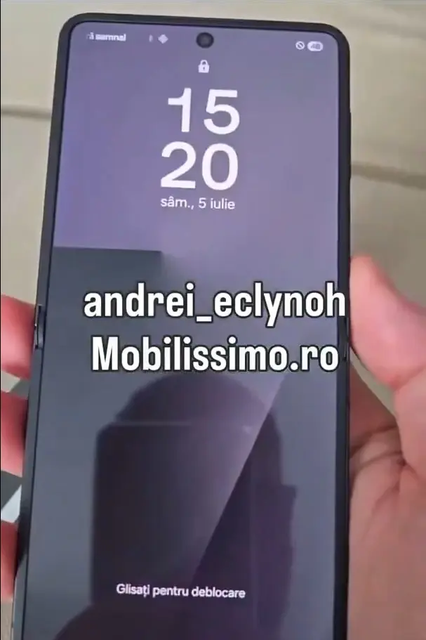 Samsung Galaxy Z Flip7 Leaked Real Image