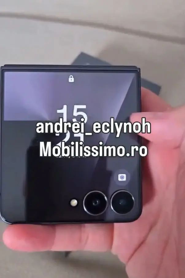 Samsung Galaxy Z Flip7 Leaked Real Image