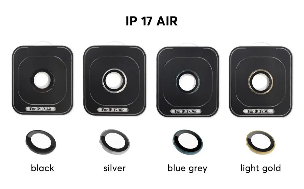 iPhone 17 Air Camera Rings Colors Leak