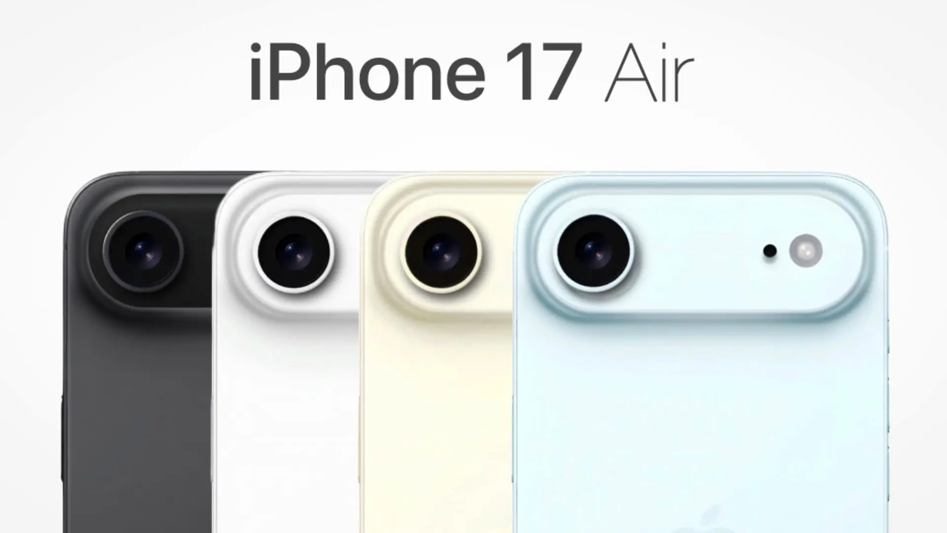 iPhone 17 Air Colors Tipped