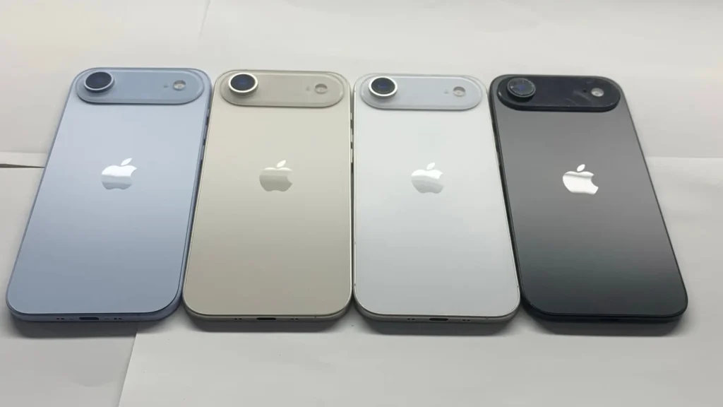 iPhone 17 Air Dummies in All Colors