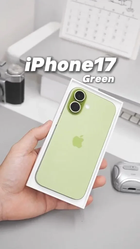iPhone 17 Green Leaked Real Image