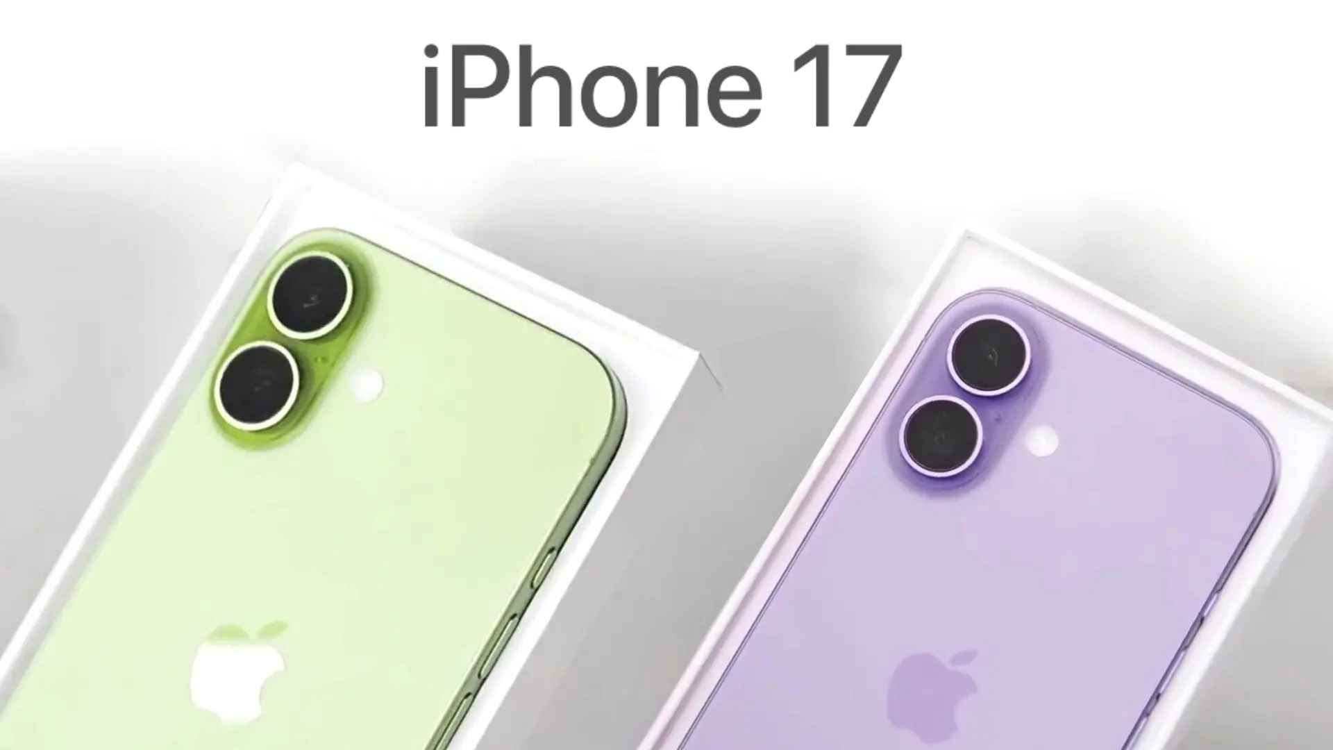 iPhone 17 Green and Purple Color Video Leaked