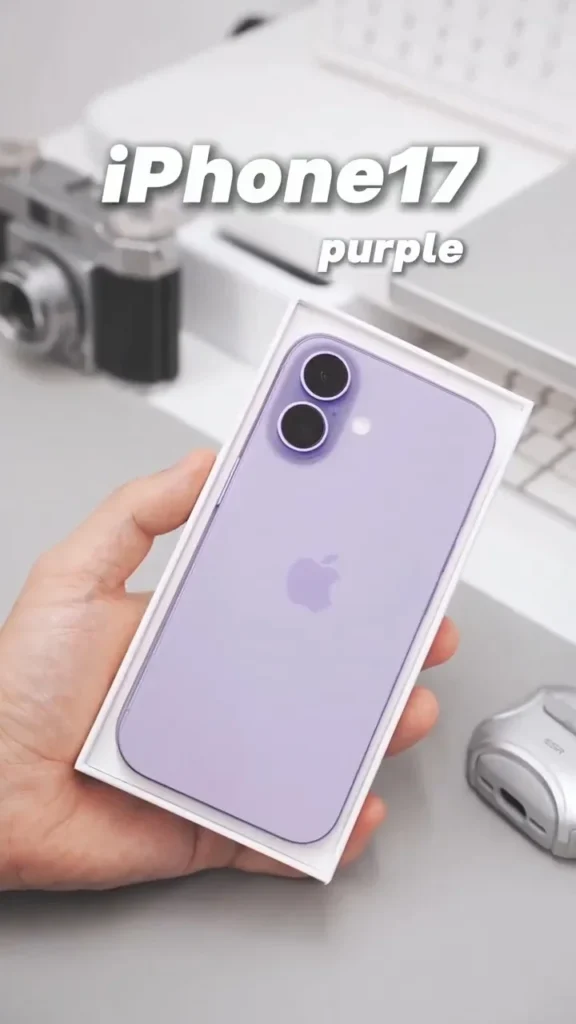 iPhone 17 Purple Leaked Real Image