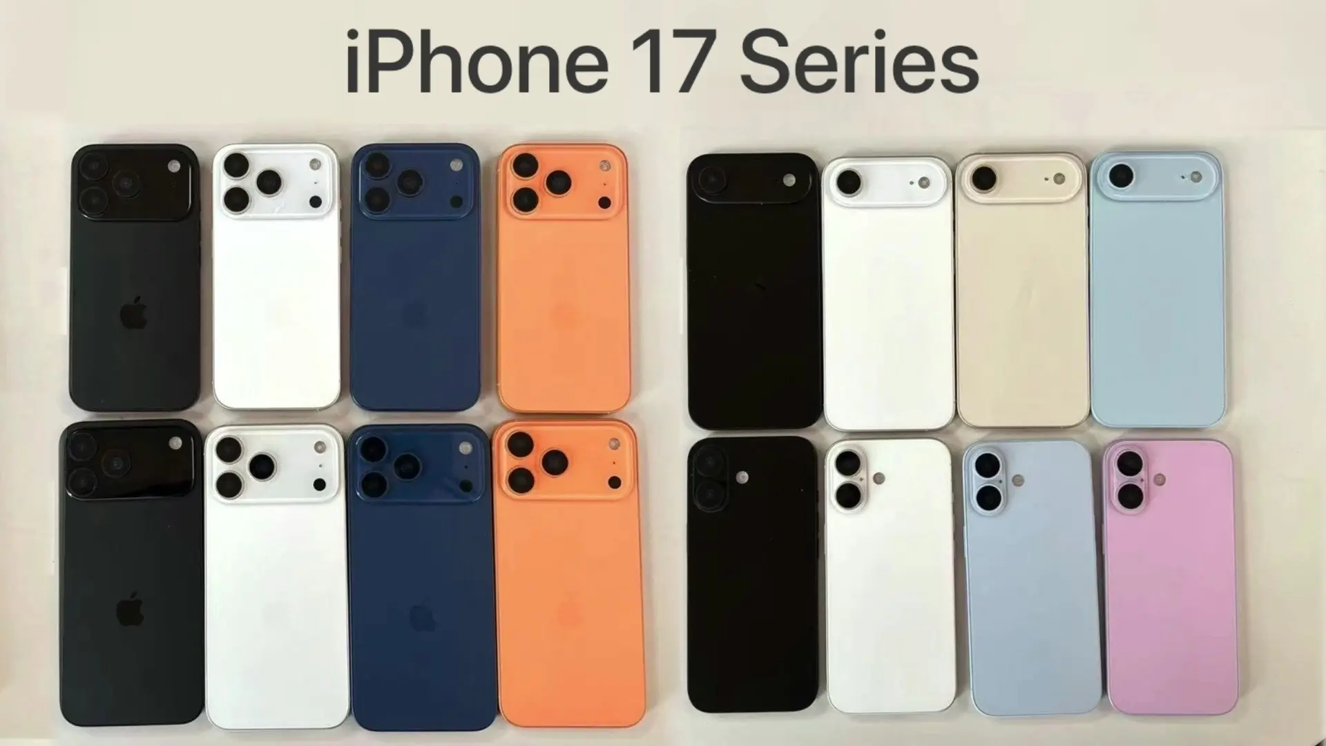 iPhone 17 Series All Models Dummies in All Colors